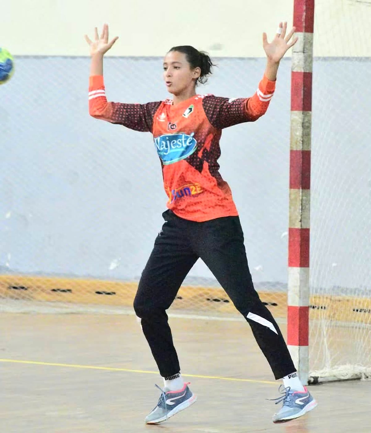 Player mid-air shot